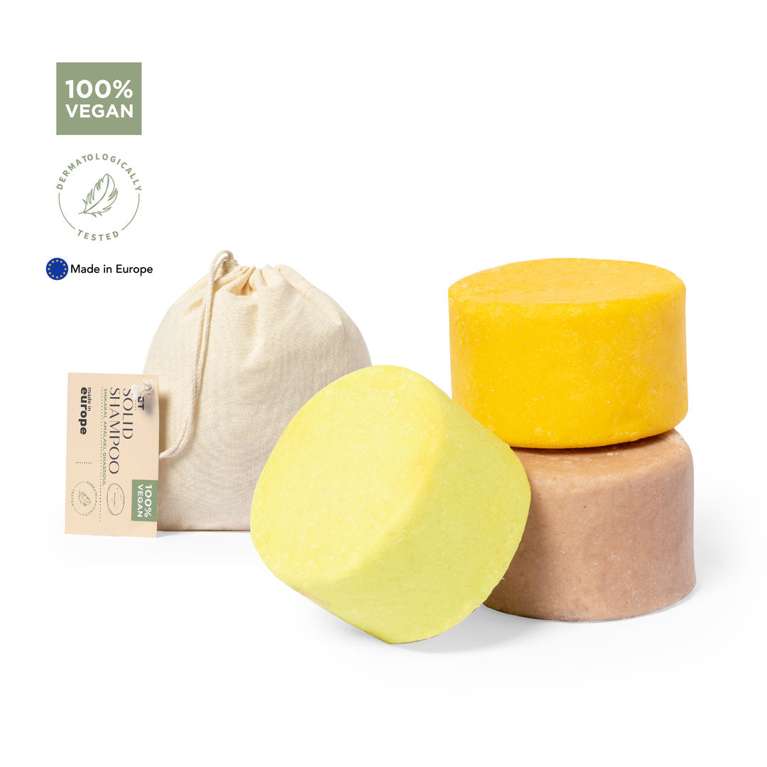 Set de 3 Champús Sólidos para tu Cabello de Aloy Lohe