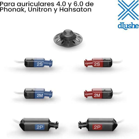 Tulipas Dome para audífonos Phonak, Unitron y Hansaton.