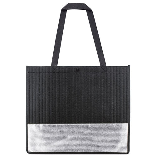 Bolsa Negro Plata Now woven