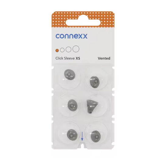 Cúpulas Click Dome 2.0 Sleeve Vented para audífonos Signia, Rexton y Audio Service