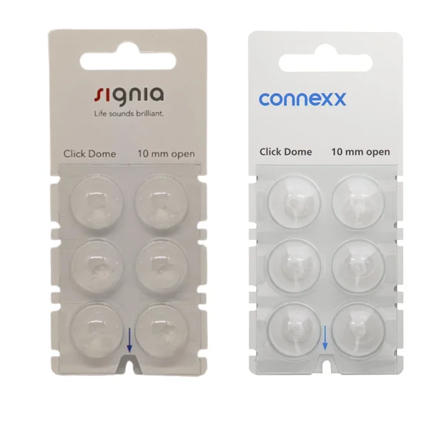 Cúpulas Click Dome 2.0 para audífonos Signia, Rexton y Audio Service