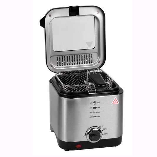 Freidora Eléctrica Compacta 1.5L - Crujientes Delicias en Casa