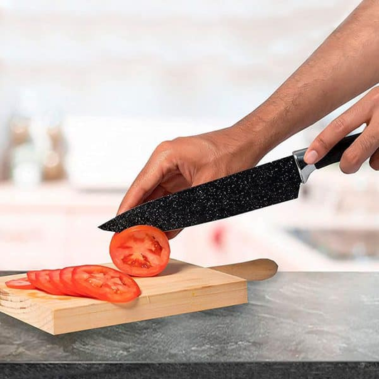 Set de Cuchillos de Cocina Premium de 6 Piezas con Pelador