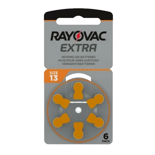 Pilas 13 Rayovac Extra para audífonos