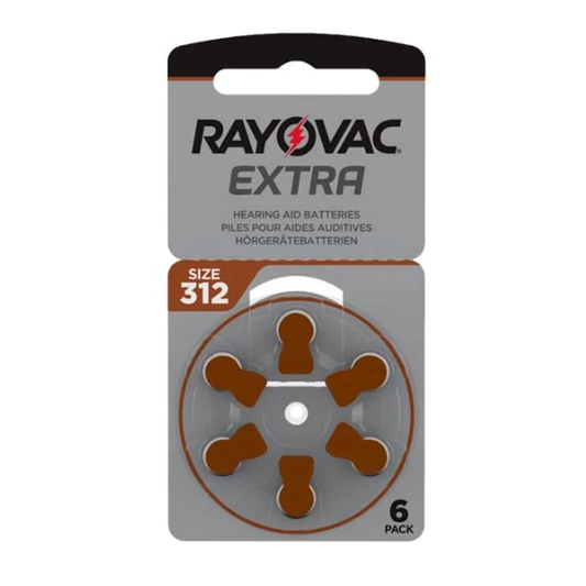 Pilas 312 Rayovac Extra para audífonos