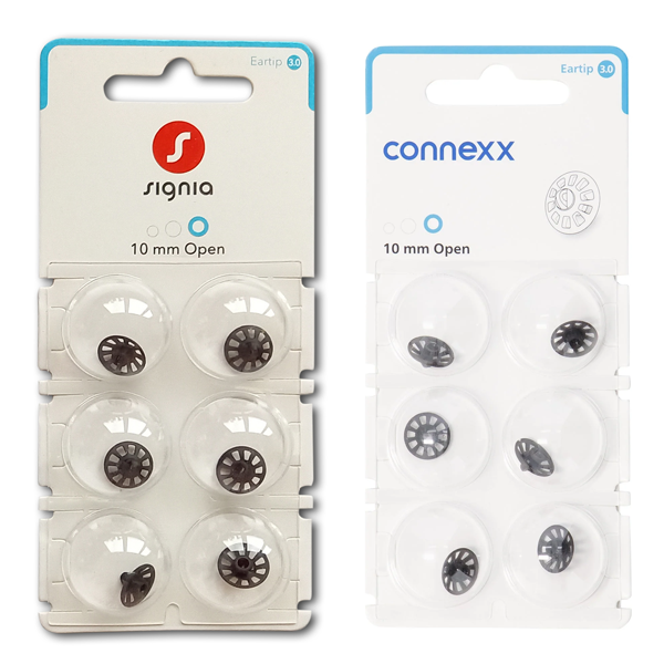 Cúpulas Eartip 3.0 para aparelhos auditivos Signia, Rexton Audio Service