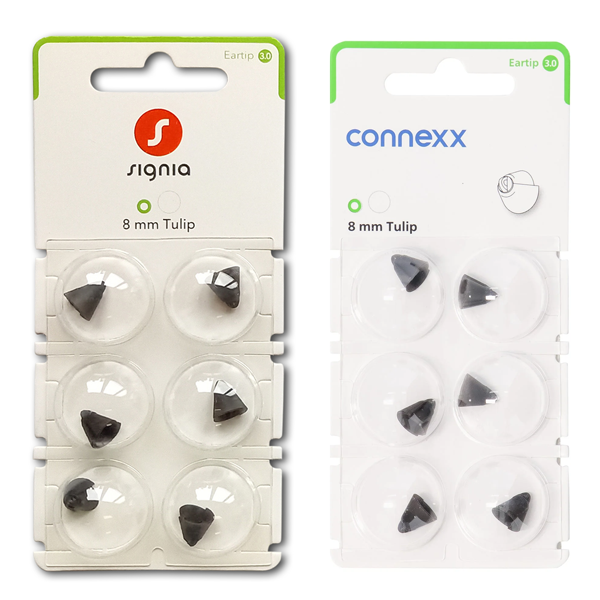 Cúpulas Eartip 3.0 para aparelhos auditivos Signia, Rexton Audio Service
