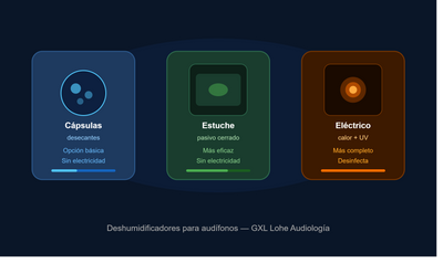 Deshumidificador para Audífonos: Tipos, Diferencias y Cuál Elegir