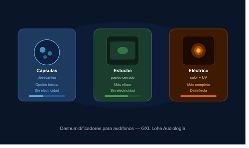 Deshumidificador para Audífonos: Tipos, Diferencias y Cuál Elegir
