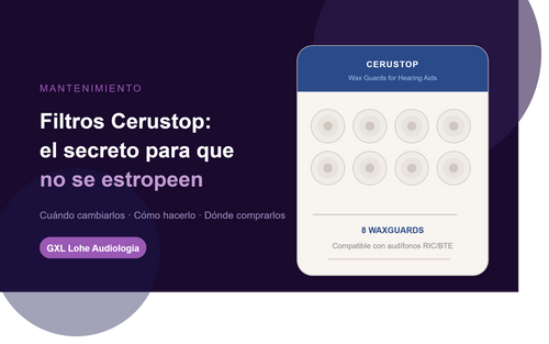 Filtros Cerustop: El secreto para mantener tus audífonos como nuevos