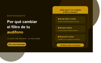 No es solo un audífono, es tu conexión con el mundo: Por qué un filtro protege una inversión de miles