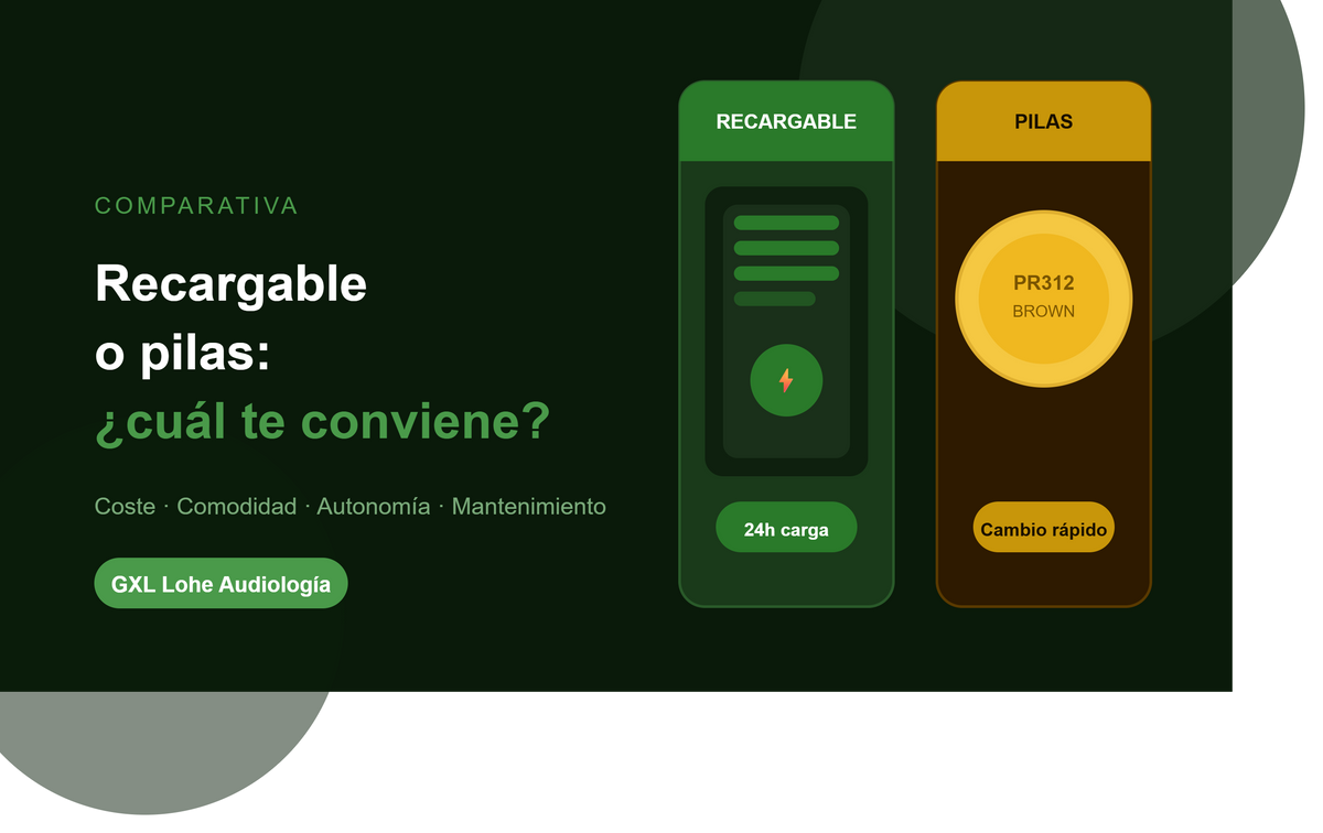 Audífonos Recargables vs Pilas: ¿Cuál es Mejor para Ti?