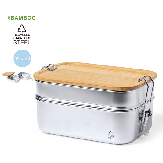 Fiambrera Sostenible en Acero Inoxidable Reciclado Aloy Lohe