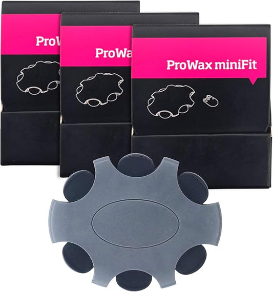Pack ProWax MiniFit de 3 Cajas de 6 Filtros para Audífonos Oticon, Bernafon y Philips. 18 Filtros ProWax MiniFit