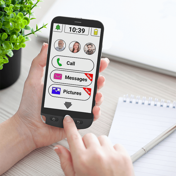 Smartphone para séniores Amplicomms M50