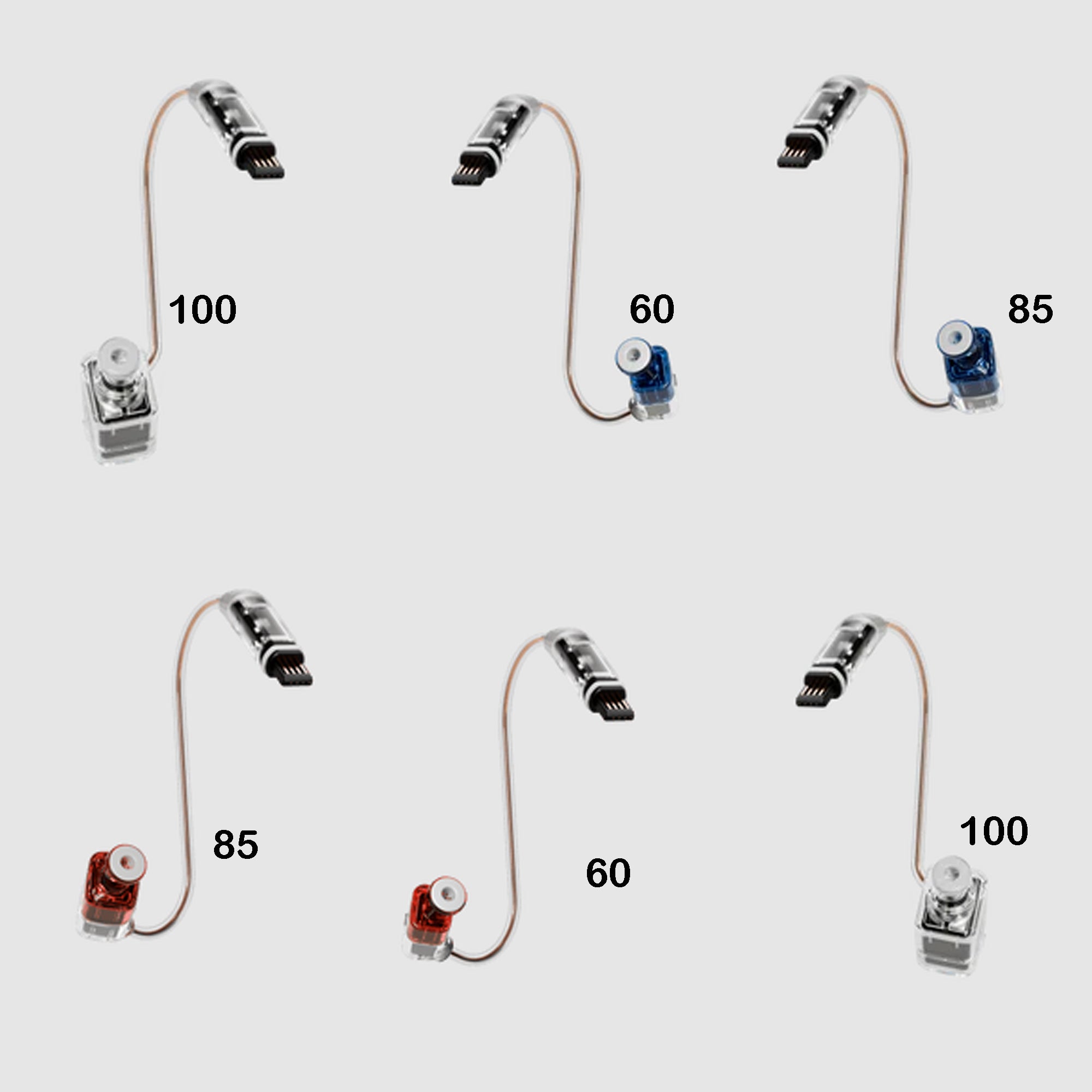 Auricular Oticon MiniFit Detect – Receptor Original con Autocalibración | 60 / 85 / 100