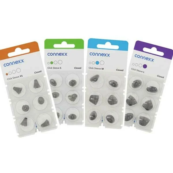 Cúpulas Tulipas  Click Dome 2.0 Sleeve Closed para Audífonos Signia, Rexton y Audio Service