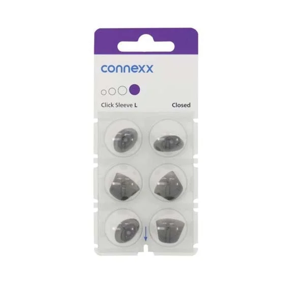 Cúpulas Tulipas  Click Dome 2.0 Sleeve Closed para Audífonos Signia, Rexton y Audio Service