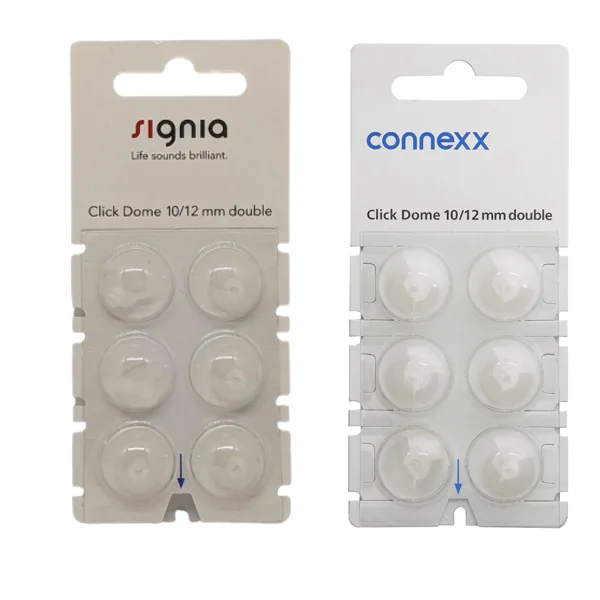 Cúpula Click Dome 2.0 Double 10-12mm para audífono Signia Rexton