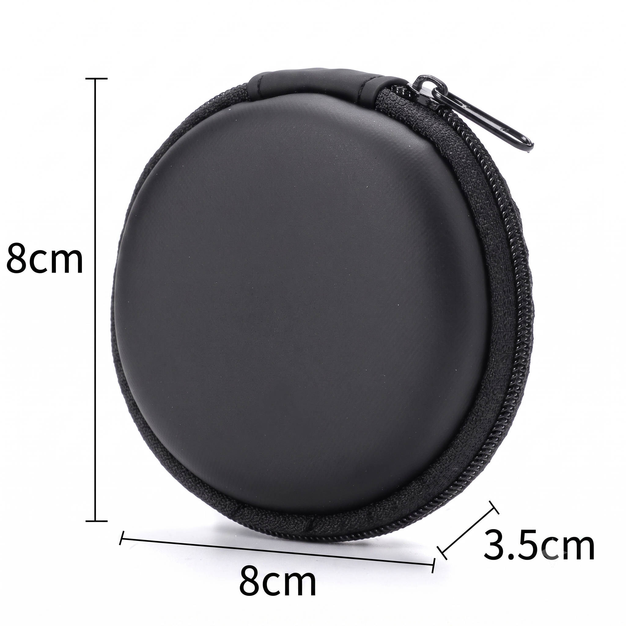 Estuche Rígido para Audífonos – Funda Redonda EVA con Cremallera