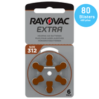 Pilas 312 Rayovac Extra para audífonos