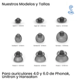 Cúpulas Tulipas Dome para Audífonos Phonak, Unitron y Hansaton