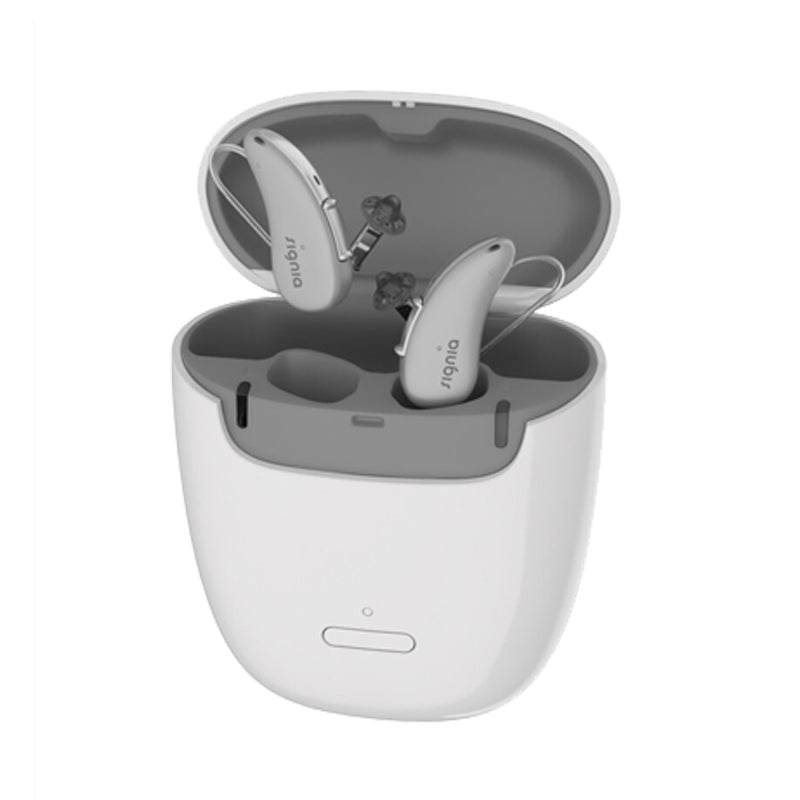 Cargador Estuche Signia Pure Charge&Go IX y AX Portátil