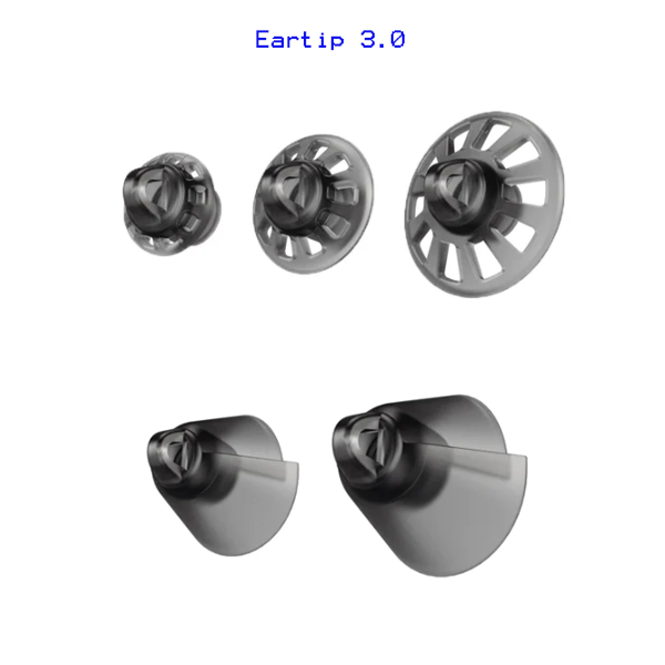 Cúpulas Eartip 3.0 Open y Tulip para audífonos Signia Rexton Audio Service miniReceiver 3.0