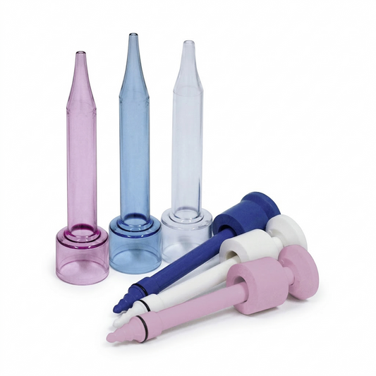 Jeringa de Impresión de Doble Pistón para Audiología