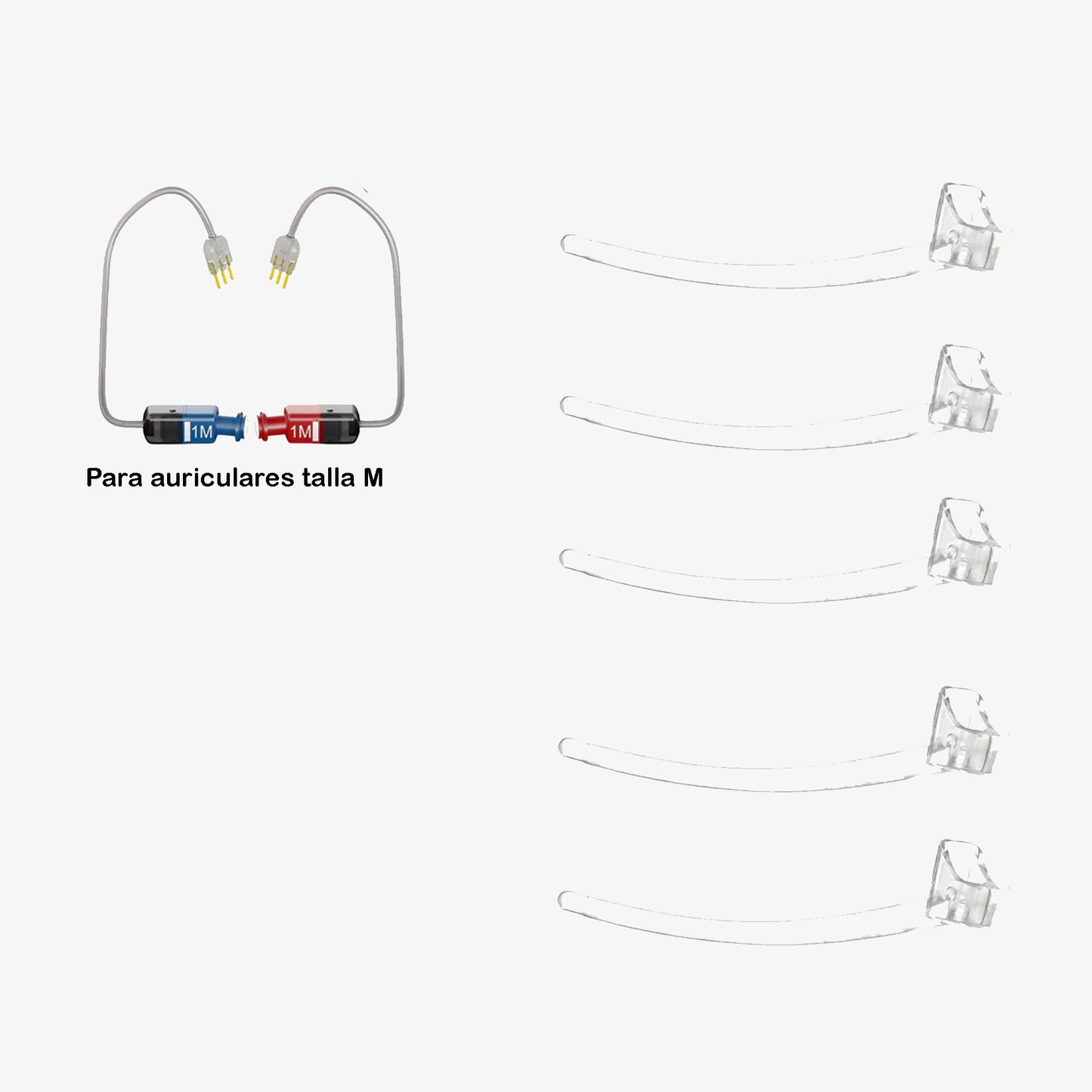 Retén de Sujeción para Auriculares 5.0 Phonak, Unitron y Hansaton