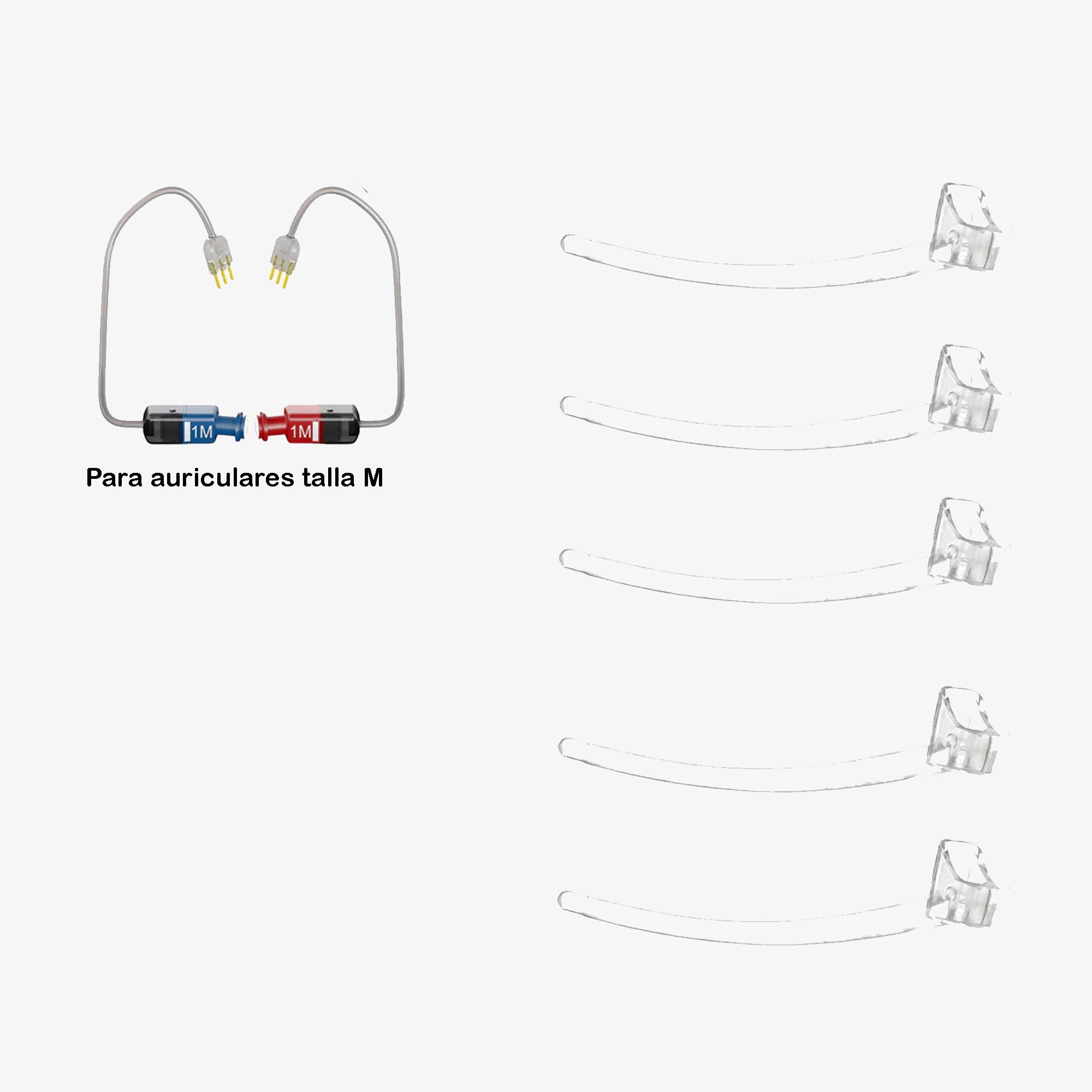 Retén de Sujeción para Auriculares 5.0 Phonak, Unitron y Hansaton