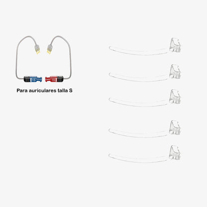 Retén de Sujeción para Auriculares 5.0 Phonak, Unitron y Hansaton