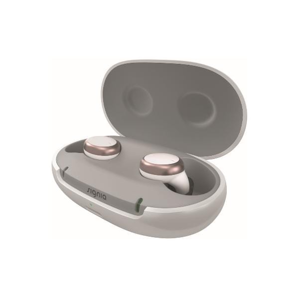 Cargador estuche Signia Active Pro IX y Active con carga Qi