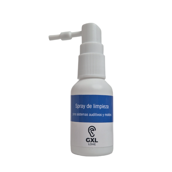 Spray de Limpieza con Cepillo para audífonos 30ml
