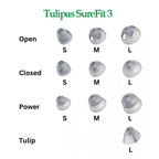 Cúpulas Tulipas Dome SureFit 3 para Audífonos ReSound, Beltone e Interton