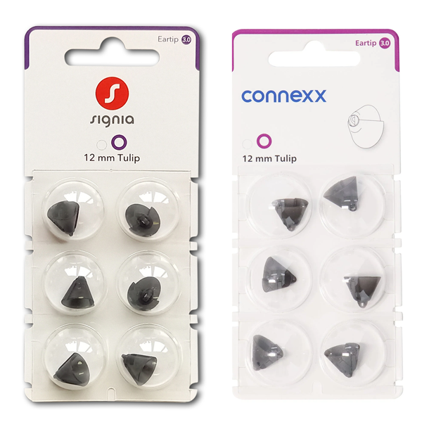 Cúpula Eartip 3.0 Tulip 12mm para audífono Signia Rexton