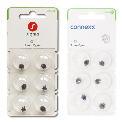 Cúpulas Eartip 3.0 para aparelhos auditivos Signia, Rexton Audio Service