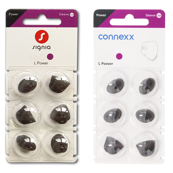 Cúpulas Sleeve 3.0 para aparelhos auditivos Signia, Rexton Audio Service