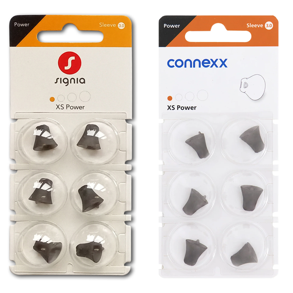 Cúpula Sleeve 3.0 Power talla xS para audífono Signia Rexton
